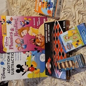 Learning Books And Games Set.
